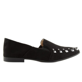 Mocasín negro lordsy con tachuelas 1415 Black 1