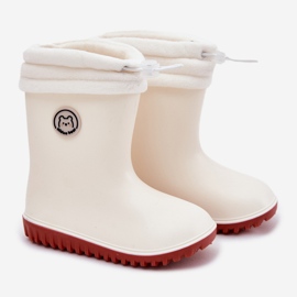 Inna Galoshes de niños con calentador de cuentas ligeras beige 1 Inna Galoshes de niños con calentador de cuentas ligeras beige 1