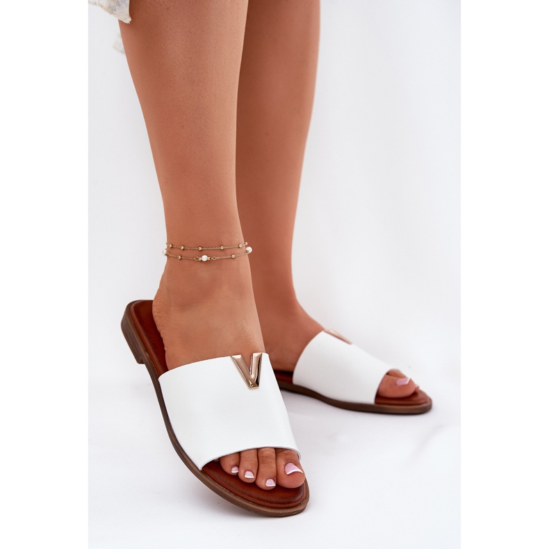 EVento Flat -seled Eco Women's Summies White blanco 2 EVento Flat -seled Eco Women's Summies White blanco 2