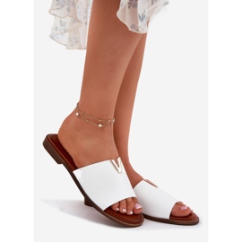 EVento Flat -seled Eco Women's Summies White blanco 1 EVento Flat -seled Eco Women's Summies White blanco 1