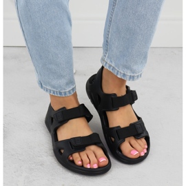 Sandalias de espuma ligera para velcro negro big star rr274a512 5