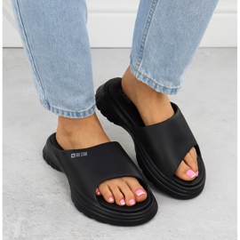 Sports Kapki femenino en una suela gruesa Big Star RR274A577 negro 4
