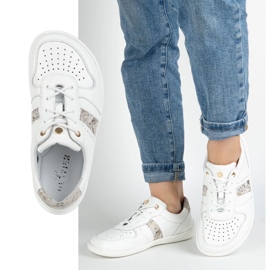 Olivier Modelo de mujer descalzo para mujeres 1773pol White Maxi Sneakers blanco 9