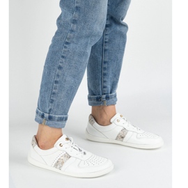 Olivier Modelo de mujer descalzo para mujeres 1773pol White Maxi Sneakers blanco 10