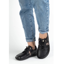 Olivier Modelo descalzo para mujeres 1773pol Mini zapatillas de zapatillas negras negro 2