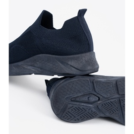 Shelvt Zapatos deportivos corredizos azul marino de mujeres 1 Shelvt Zapatos deportivos corredizos azul marino de mujeres 1