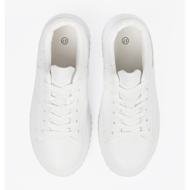 Shelvt Zapatillas blancas para mujeres blanco 5