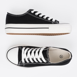 Shelvt Zapatillas negras para mujeres negro 3