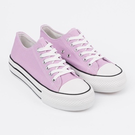 Shelvt Zapatillas de zapatillas para mujeres rosadas en la plataforma rosado 2