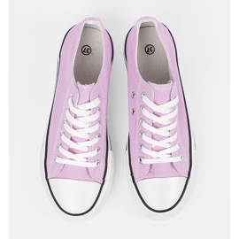 Shelvt Zapatillas de zapatillas para mujeres rosadas en la plataforma rosado 4