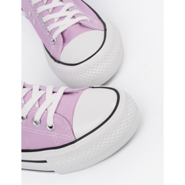Shelvt Zapatillas de zapatillas para mujeres rosadas en la plataforma rosado 1