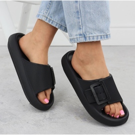 Sports Sports Flip Flip en una suela gruesa Black Big Star RR274A571 negro 4