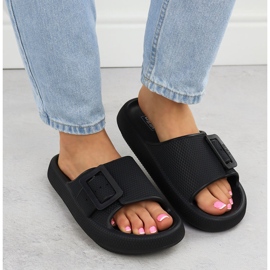 Sports Sports Flip Flip en una suela gruesa Black Big Star RR274A571 negro 5