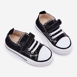 Inna Zapatillas de deporte para niños de velcro negro 3
