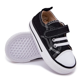 Inna Zapatillas de deporte para niños de velcro negro 5