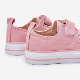 Inna Zapatillas de zapatillas para niños de velcro rosa rosado 3