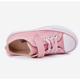 Inna Zapatillas de zapatillas para niños de velcro rosa rosado 4