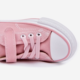 Inna Zapatillas de zapatillas para niños de velcro rosa rosado 5