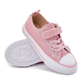 Inna Zapatillas de zapatillas para niños de velcro rosa rosado 7