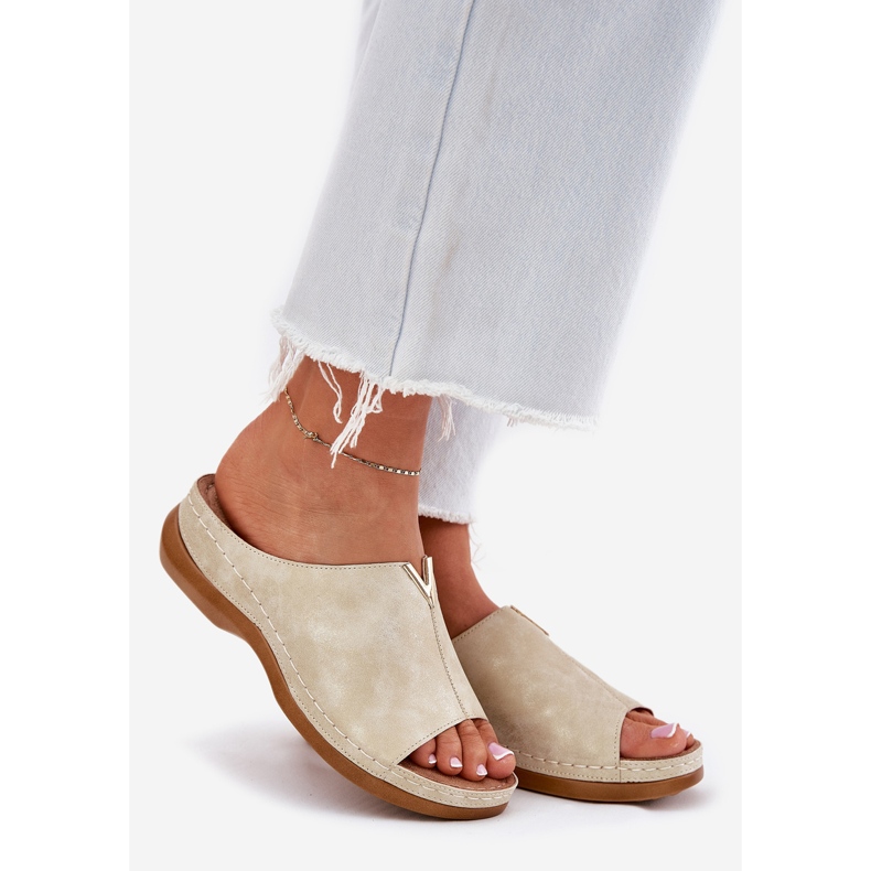 EVento Cuñas doradas de mujer cómodas dorado 1