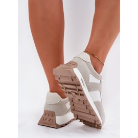 Zapatillas de ante en el Big Star Women RR274896 Plataforma de mujeres Hi-Polish System Biało-Ware blanco 6