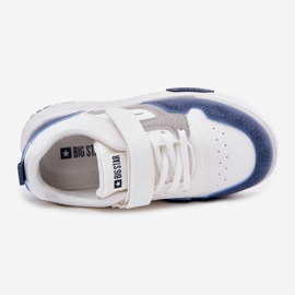 Zapatillas livianas Big Star RR374053 Blanco y azul 3