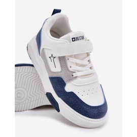 Zapatillas livianas Big Star RR374053 Blanco y azul 5
