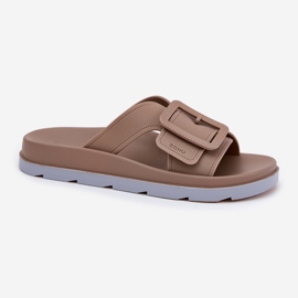 Flip fragantes chanclas para mujeres con una hebilla decorativa Zaxy RR285076 beige 4
