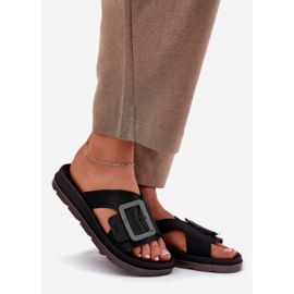 Flip fragantes fragantes chanclas con una hebilla decorativa Zaxy RR285078 Negro 1