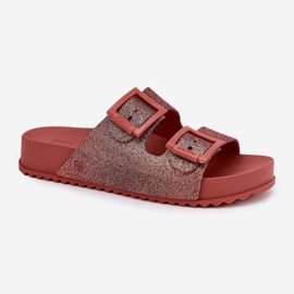 Flip fragantes chanclas para mujeres con brillo y hebillas Zaxy RR285025 Dirty Pink rosado 4