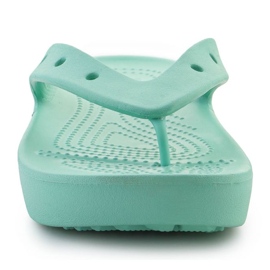 Flip-Flops Crocs Classic Platfrom Flip Oxygen 207714-3ug verde 1