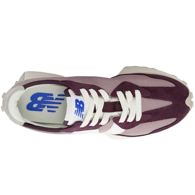 Zapatillas deportivas para mujeres New Balance 327 Purple Suede Sneakers (U327CF) violeta 1