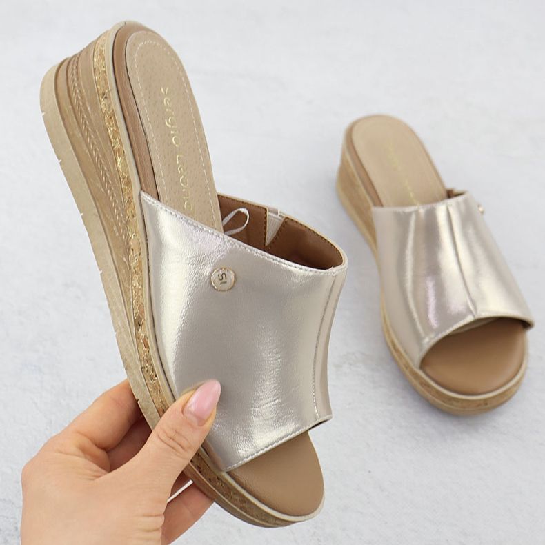 Flip Flip Flip Flip en la cuña dorada Sergio Leone KL-191 dorado 1