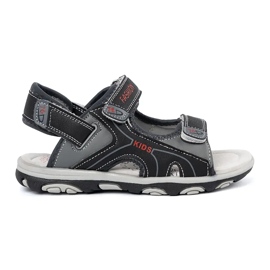 Shelvt Sandalias negras para niños negro 2