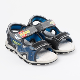 Shelvt Sandalias azul marino de los niños 2