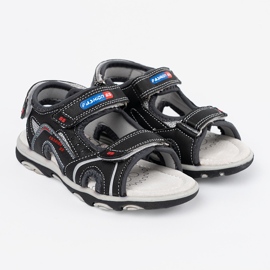 Shelvt Sandalias de chicos negros 2