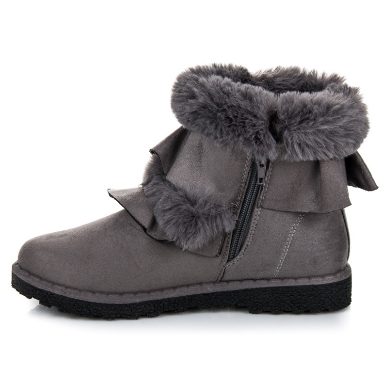 Seastar Botas grises con volante 1