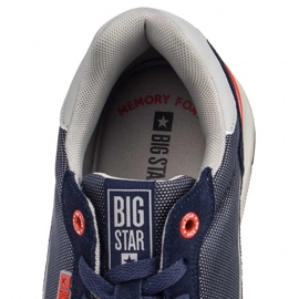 Zapatos deportivos masculinos Memory Foam Big Star LL174122 Navy Blue 1