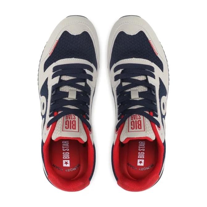 Big Star Zapatos deportivos para hombres memoria espuma gran estrella LL174256 beige 2