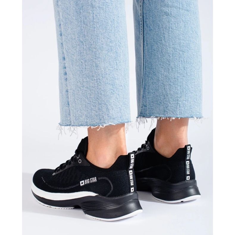 Zapatillas para mujeres zapatos big star ll274327 negro 1