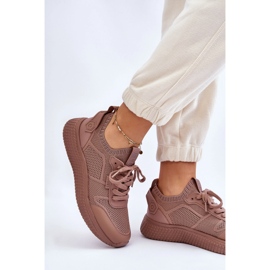 Zapatillas de zapatillas para mujeres FUMA MUCIONES BIG STAR LL274416 BEIGE 3