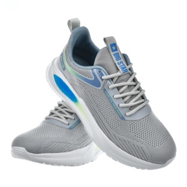 Big Star Zapatos para hombres zapatos deportivos grandes estrellas nn174372 gris 3
