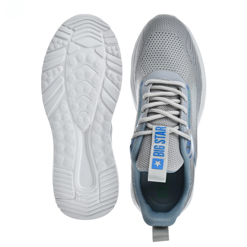 Big Star Zapatos para hombres zapatos deportivos grandes estrellas nn174372 gris 1
