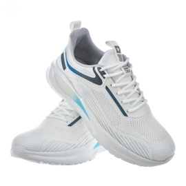 Big Star Zapatos para hombres zapatos deportivos grandes estrellas nn174374 blanco 4