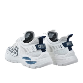 Big Star Zapatos para hombres zapatos deportivos grandes estrellas nn174461 blanca blanco 2