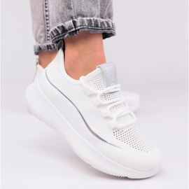 Zapatillas para mujeres zapatillas big star nn274662 blanco 7