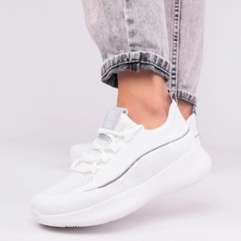Zapatillas para mujeres zapatillas big star nn274662 blanco 5
