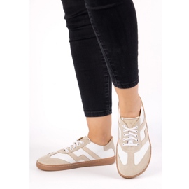 Zapatos de cuero para mujeres descalzos Olivier Eliza Białe blanco 5