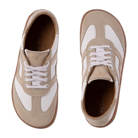 Zapatos de cuero para mujeres descalzos Olivier Eliza Białe blanco 13