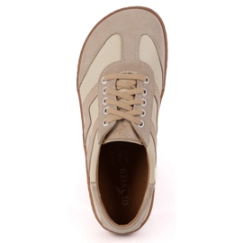 Zapatos de cuero para mujeres descalzos Olivier Eliza beige 14